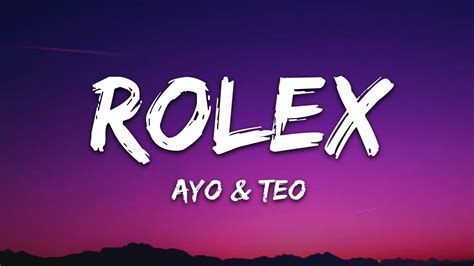 ayo rolex wiki|Rolex ayo lyrics.